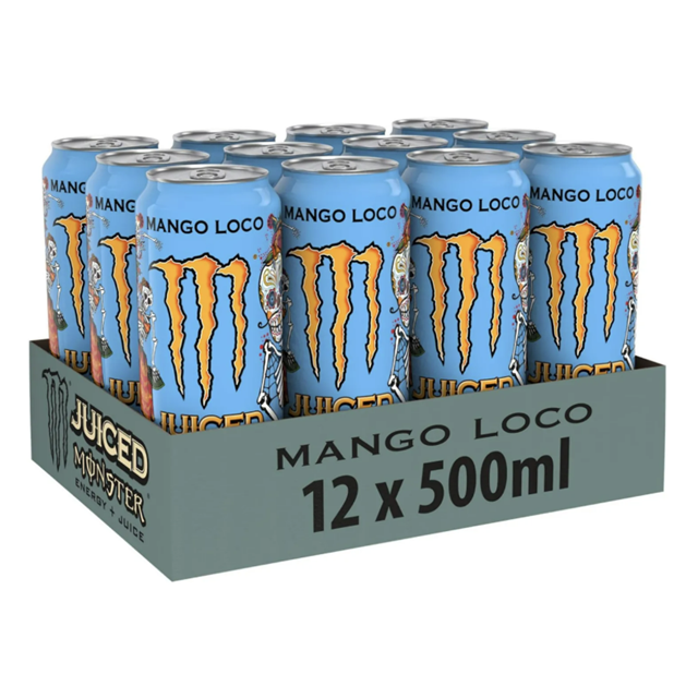 Monster Energy Drink Mango Loco 12 x 500ml