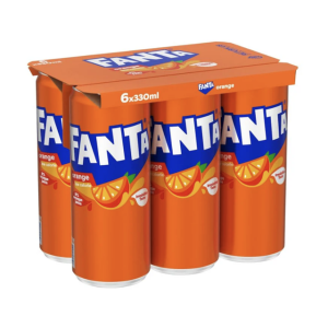 Fanta Orange 330ml Cans