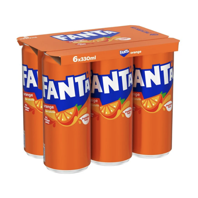 Fanta Orange 330ml Cans