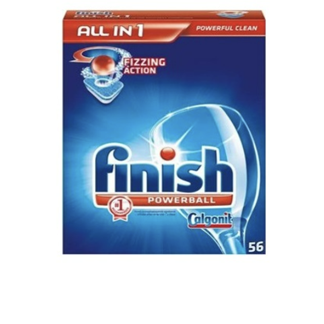 Finish Powerball All in 1 Dishwashing tablets 56pcs