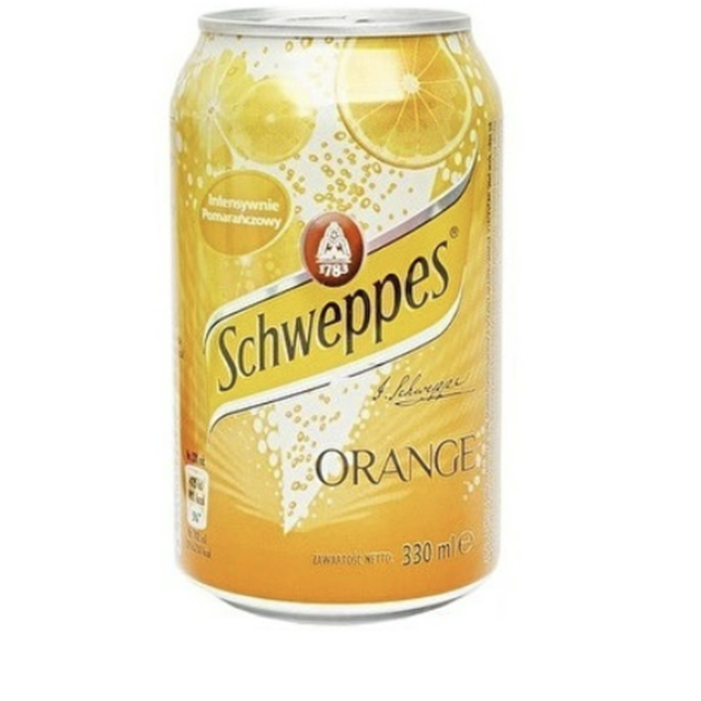 Schweppes Orange 330ml Can