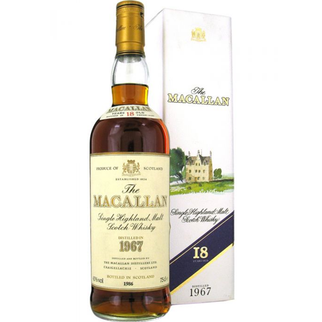 Macallan 1967 18 Year 0ld 43% 750ml for Sale