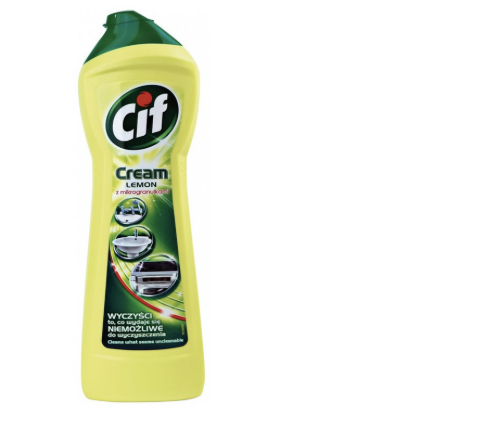 Cif Cream Lemon With Microgranules Cleaning Liquid 500ml