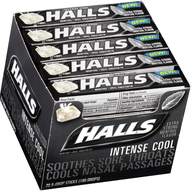 Halls Cool Extra Strong Candy 20 x 33.5g