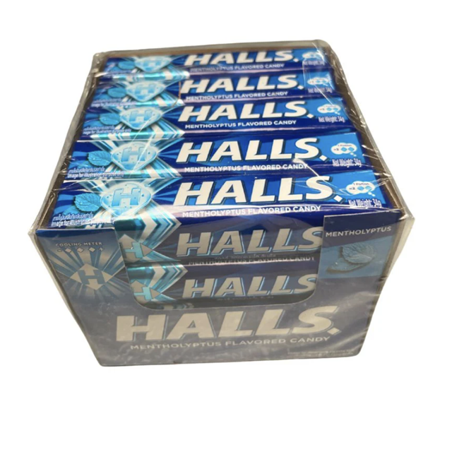 Halls Cool Mentho lyptus Candy 20 x 33.5g