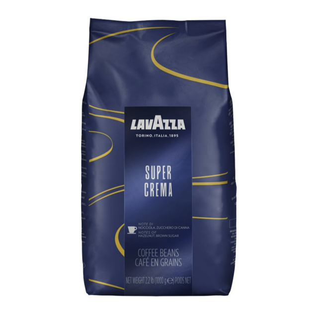 Lavazza Super Crema Coffee Beans 1kg
